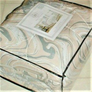 MSH Modern Abstract Swirl Sunirra King 6 Pc. Comforter Set